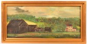 OIL ON CANVAS PAINTING OF A FA