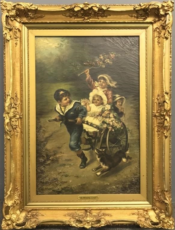 Oil on Canvas painting titled, "A