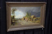 OIL ON CANVAS PAINTING. Very f