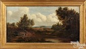 OIL ON CANVAS PANORAMIC LANDSC