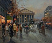 OIL ON CANVAS, PARIS - MADELEI