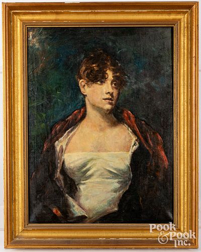 OIL ON CANVAS PORTRAIT AFTER SIR