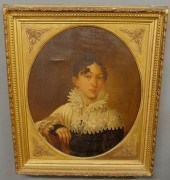 Oil on canvas portrait c.1830