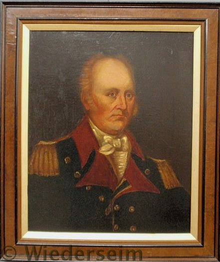 Oil on canvas portrait of a