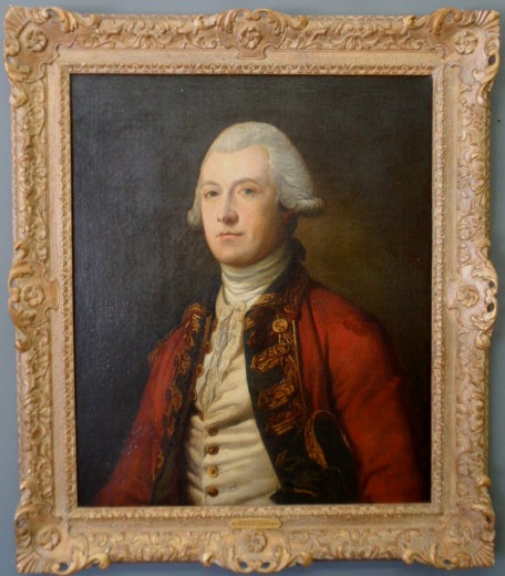 Oil on canvas portrait of the