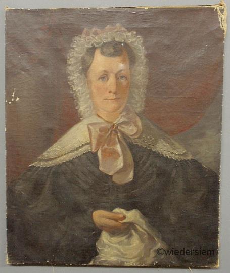 oil on canvas portrait of a