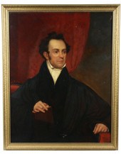 OIL ON CANVAS Portrait of the