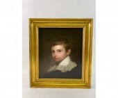 Oil on canvas portrait of Jame