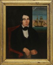 OIL ON CANVAS "PORTRAIT OF CAP