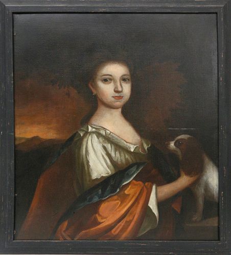 OIL ON CANVAS "PORTRAIT OF A