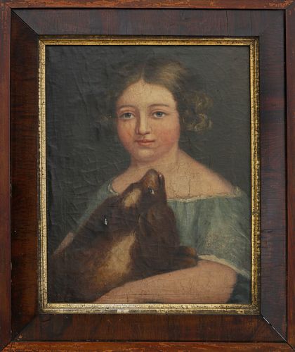 OIL ON CANVAS "PORTRAIT OF A
