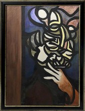 OIL ON CANVAS, PORTRAIT OF A S
