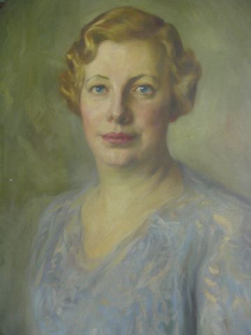 Oil on Canvas Portrait of Lady