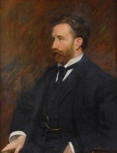 OIL ON CANVAS PORTRAIT SIGNED