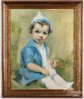 OIL ON CANVAS PORTRAIT<br>Oil