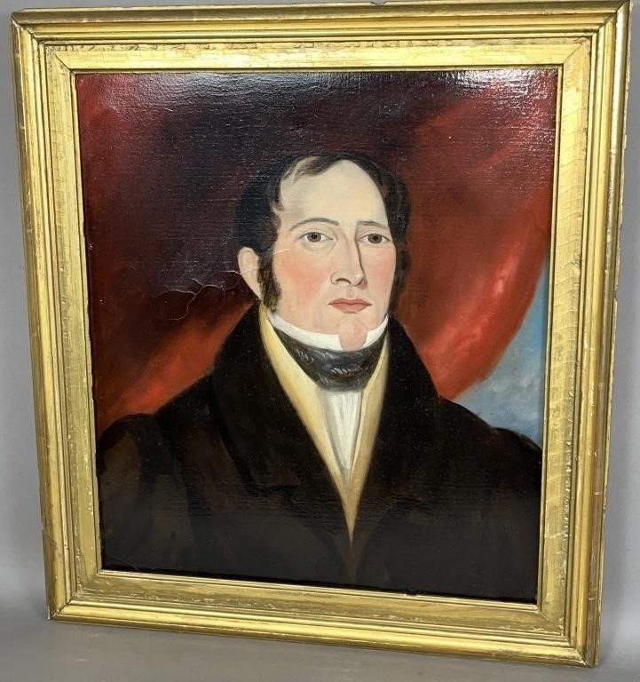 OIL ON CANVAS PORTRAITca. 1880;