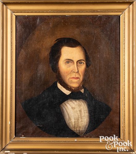 OIL ON CANVAS PORTRAITS OF A MAN
