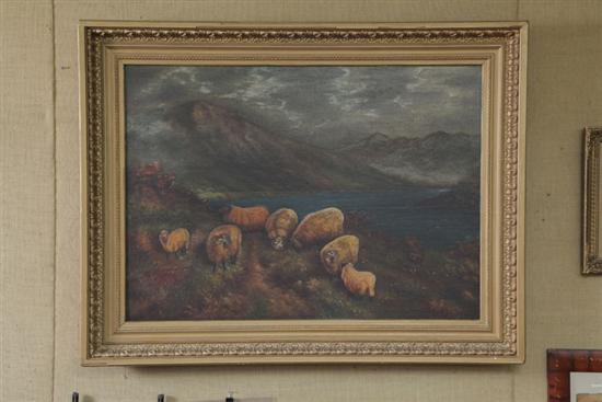 OIL ON CANVAS. Possibly English.