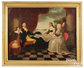 OIL ON CANVAS RENDITION OF EDW
