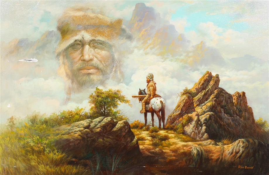 Oil on canvas, Rick Boren