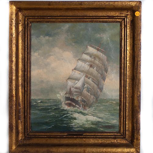 OIL ON CANVAS SIGNED: "EUG. VAN