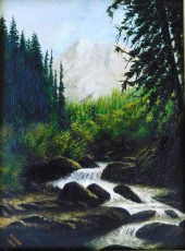 OIL ON CANVAS SIGNED "H. HAND,