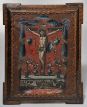 OIL ON CANVAS SPANISH COLONIAL