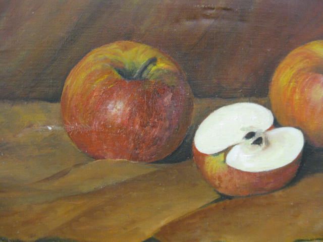 Oil on Canvas Still Life with