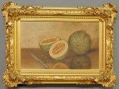 Oil on canvas still life paint