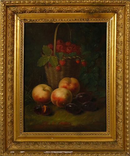 OIL ON CANVAS "STILL LIFE WITH