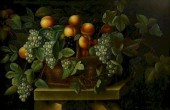OIL ON CANVAS STILL LIFE SIGNE