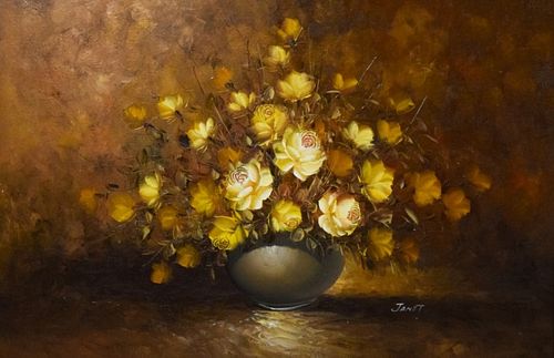 OIL ON CANVAS STILL LIFEOil on