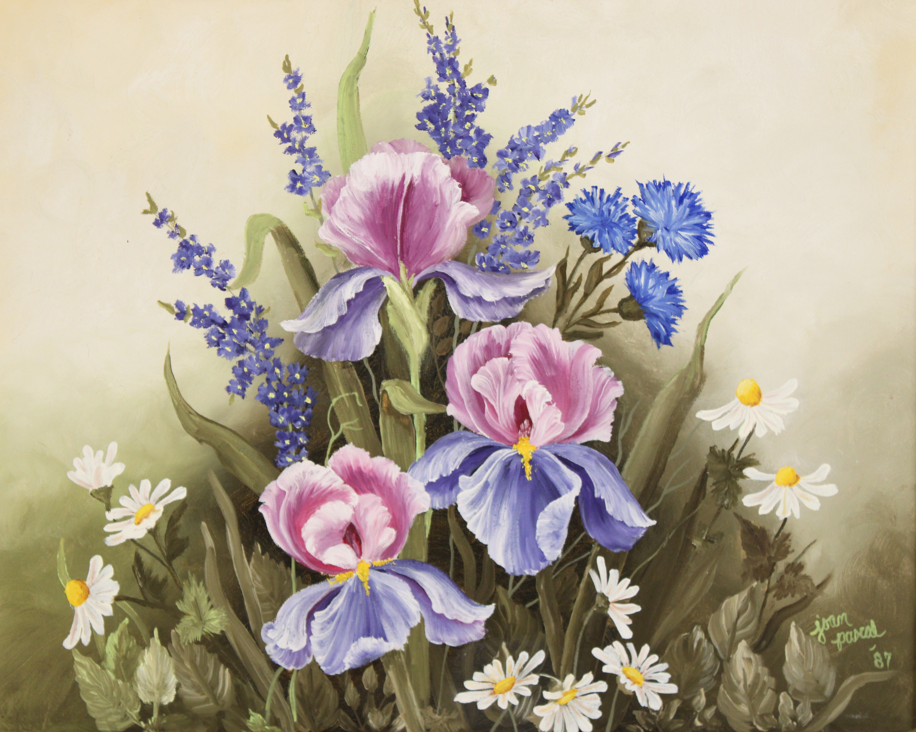 OIL ON CANVAS STILLIFE PAINTING Oil