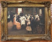 OIL ON CANVAS, "THE HEALTH OF