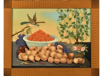Oil on canvas, titled on reverse