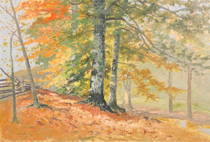 Oil on canvas, unattributed,