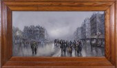 OIL ON CANVAS, VICTORIAN STREE