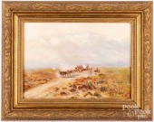 OIL ON CANVAS WESTERN LANDSCAP