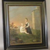 OIL ON CANVASca. 1845; young b