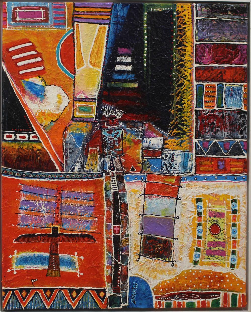 OIL ON CANVASOIL ON CANVAS,