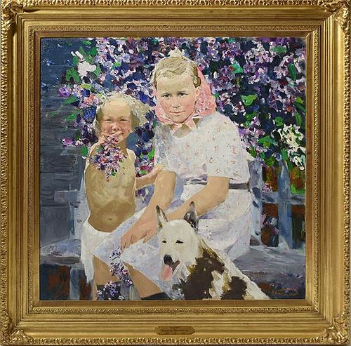 OIL ON CANVASOil on canvas, Nikolai