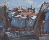 OIL ON CARD BOARD, SIGNED HELI