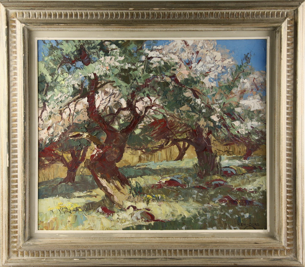 OIL ON MASO - 'In The Orchard' by