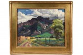 OIL ON MASO - 'Taos Mountain'