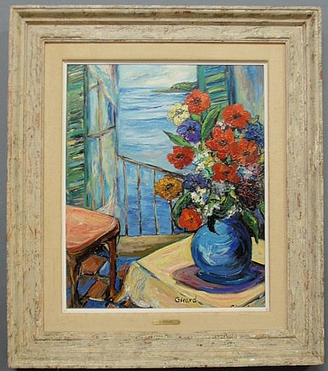 Oil on masonite impressionist