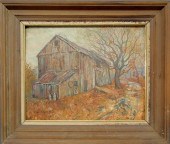 Oil on masonite impressionist