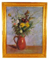 OIL ON MASONITE STILL LIFE, FR