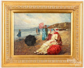 OIL ON PANEL IMPRESSIONIST BEA