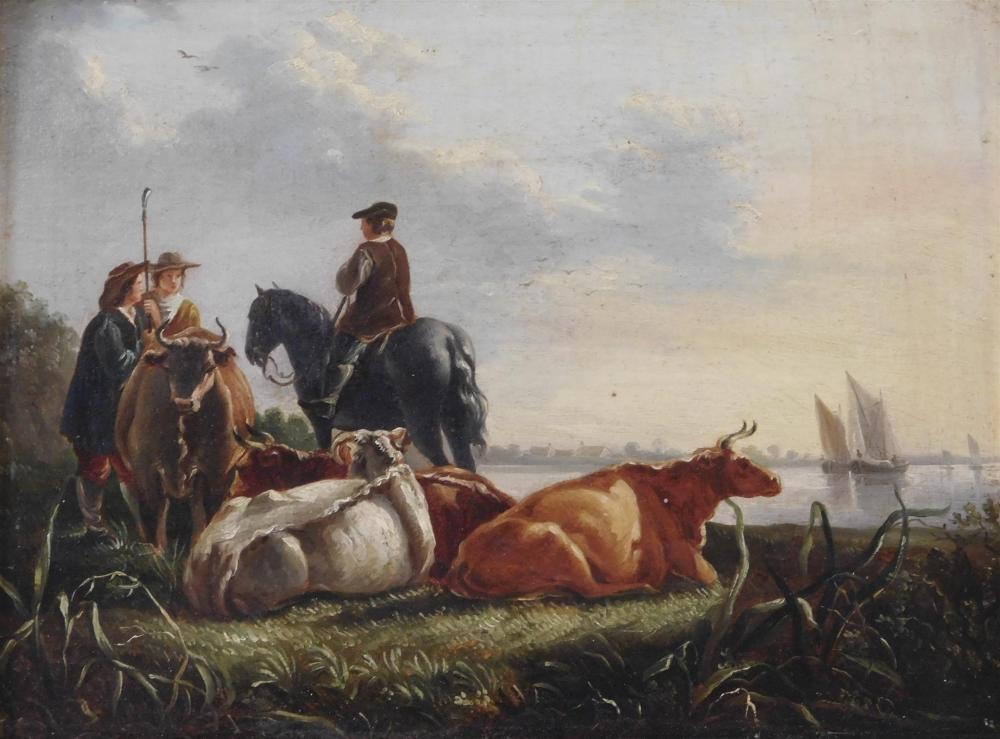 OIL ON PANEL, LATE 19TH/ 20TH C.,