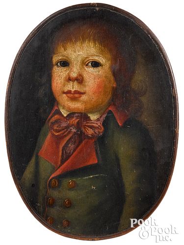 OIL ON PANEL PORTRAIT OF JOSEPH